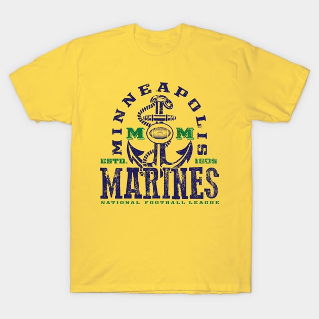 Minneapolis Marines Football T-Shirt by MindsparkCreative